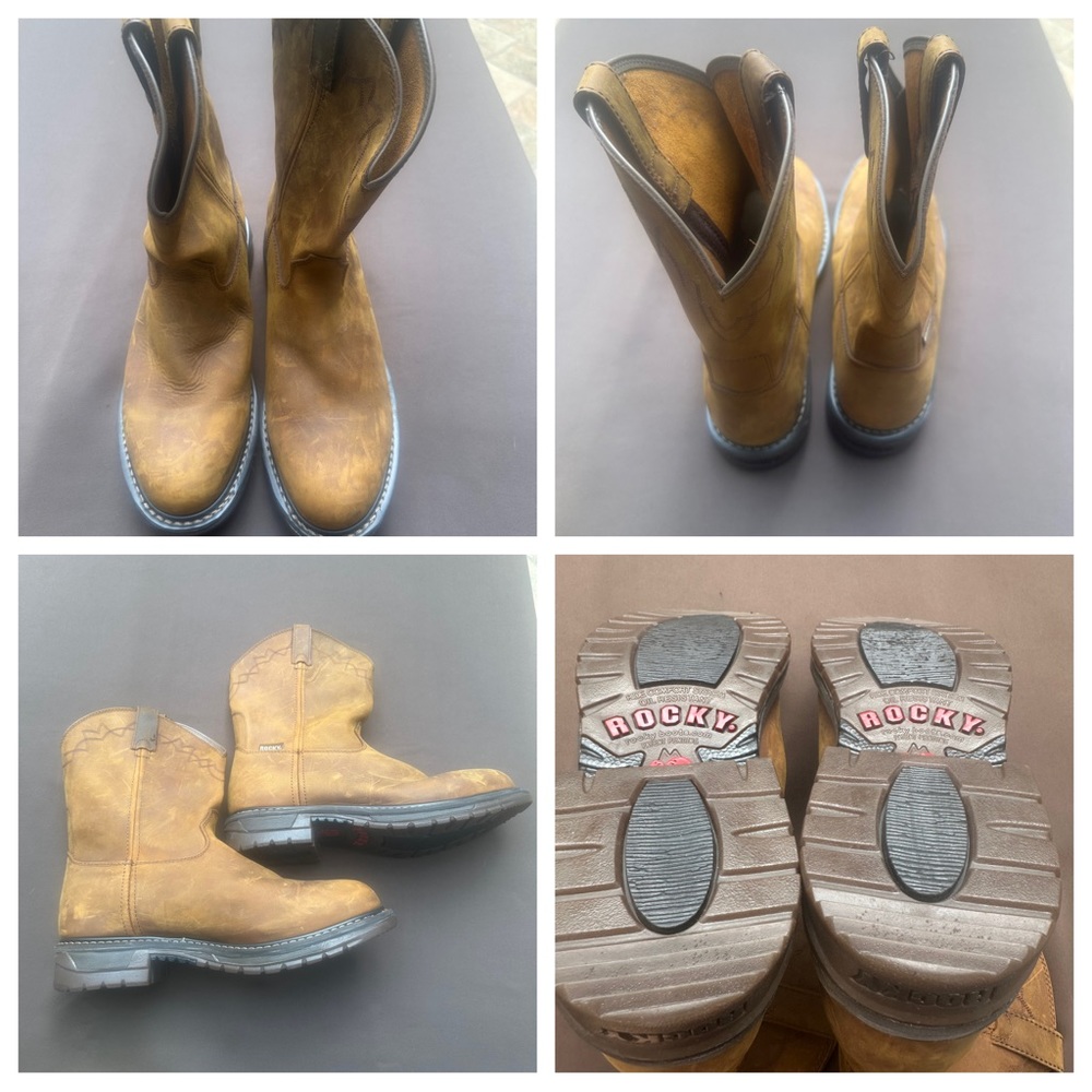 NWOB Rocky Original Ride Roper Western Boots
Size 11 B8
